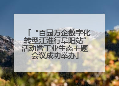 “百园万企数字化转型江淮行阜阳站”活动暨工业生态主题会议成功举办