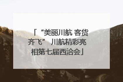 “美丽川航 客货齐飞” 川航精彩亮相第七届西洽会