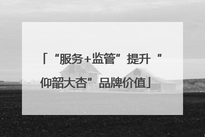 “服务+监管”提升“仰韶大杏”品牌价值
