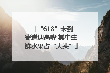 “618”未到 寄递迎高峰 其中生鲜水果占“大头”