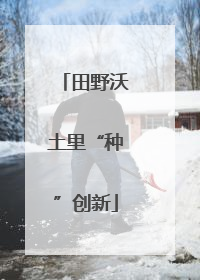 田野沃土里“种”创新