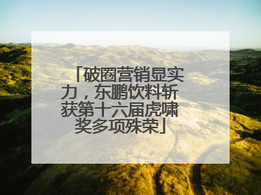 破圈营销显实力，东鹏饮料斩获第十六届虎啸奖多项殊荣