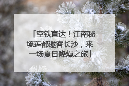 空铁直达！江南秘境莲都邀客长沙，来一场夏日降燥之旅