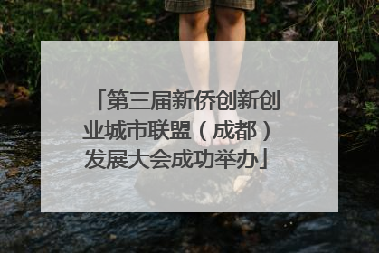 第三届新侨创新创业城市联盟（成都）发展大会成功举办