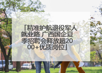 精准护航退役军人就业路 广西国企夏季招聘会释放超2000+优质岗位