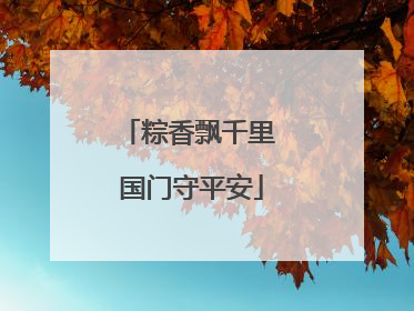 粽香飘千里 国门守平安