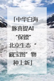 中华白海豚喜提AI“保镖” 北京生态“藏宝图”物种上新