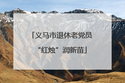 义马市退休老党员“红烛”润新苗