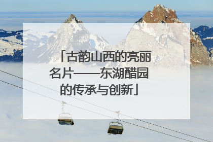 古韵山西的亮丽名片——东湖醋园的传承与创新