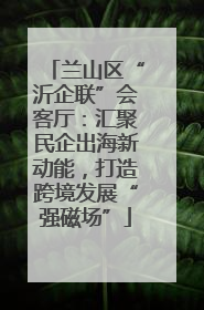 兰山区“沂企联”会客厅：汇聚民企出海新动能，打造跨境发展“强磁场”