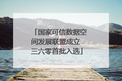 国家可信数据空间发展联盟成立 三六零首批入选