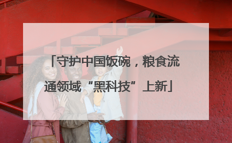 守护中国饭碗，粮食流通领域“黑科技”上新