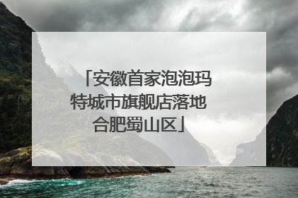安徽首家泡泡玛特城市旗舰店落地合肥蜀山区