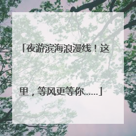 夜游滨海浪漫线！这里，等风更等你……