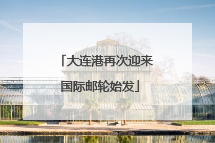 大连港再次迎来国际邮轮始发