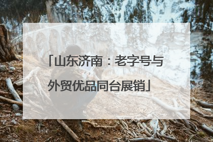 山东济南：老字号与外贸优品同台展销