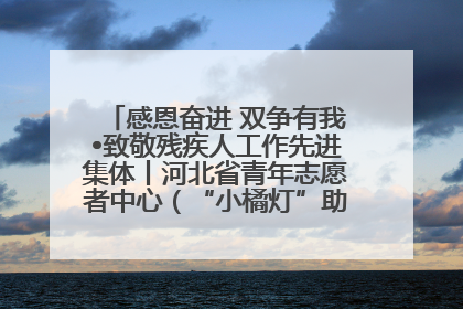 感恩奋进 双争有我•致敬残疾人工作先进集体丨河北省青年志愿者中心（“小橘灯”助残接力计划实施团队）：用温暖陪伴，守护特殊孩子成长