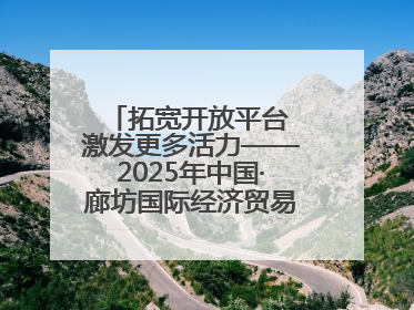 拓宽开放平台 激发更多活力——2025年中国·廊坊国际经济贸易洽谈会观察