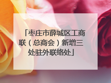 枣庄市薛城区工商联（总商会）新增三处驻外联络处