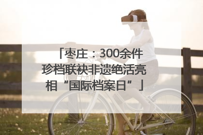 枣庄：300余件珍档联袂非遗绝活亮相“国际档案日”