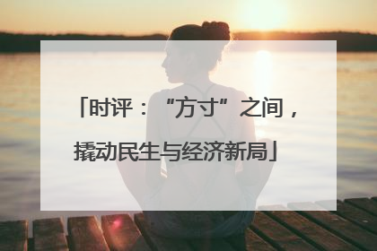 时评：“方寸”之间，撬动民生与经济新局