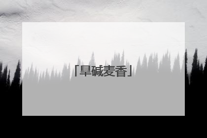 旱碱麦香
