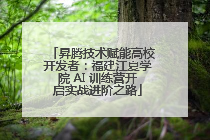昇腾技术赋能高校开发者：福建江夏学院 AI 训练营开启实战进阶之路
