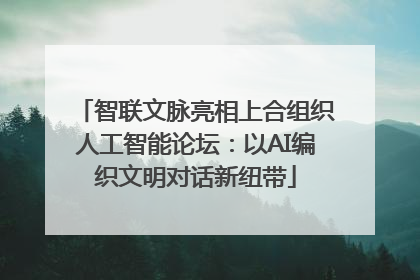 智联文脉亮相上合组织人工智能论坛：以AI编织文明对话新纽带