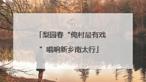 梨园春“俺村最有戏”唱响新乡南太行