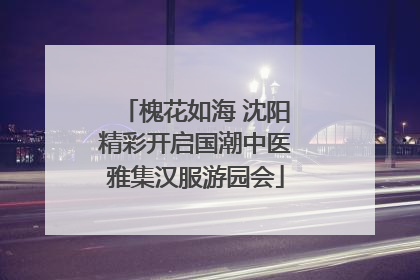 槐花如海 沈阳精彩开启国潮中医雅集汉服游园会