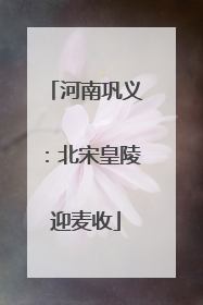 河南巩义：北宋皇陵迎麦收