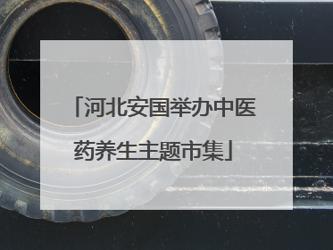 河北安国举办中医药养生主题市集