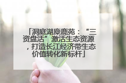 洞庭湖麋鹿苑：“三资盘活”激活生态资源，打造长江经济带生态价值转化新标杆
