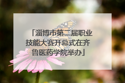 淄博市第二届职业技能大赛开幕式在齐鲁医药学院举办