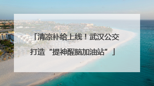 清凉补给上线！武汉公交打造“提神醒脑加油站”