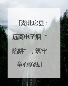 湖北房县：远离电子烟“陷阱”，筑牢童心防线