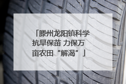 滕州龙阳镇科学抗旱保苗 力保万亩农田“解渴”