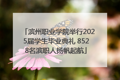 滨州职业学院举行2025届学生毕业典礼 8528名滨职人扬帆起航