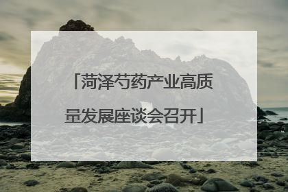 菏泽芍药产业高质量发展座谈会召开