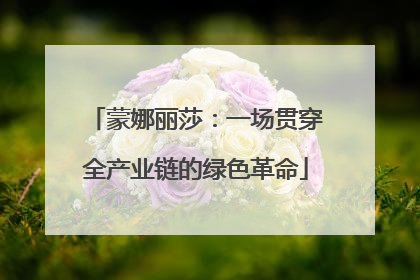 蒙娜丽莎：一场贯穿全产业链的绿色革命