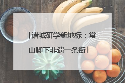 诸城研学新地标：常山脚下非遗一条街
