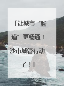 让城市“肠道”更畅通！沙市城管行动了！