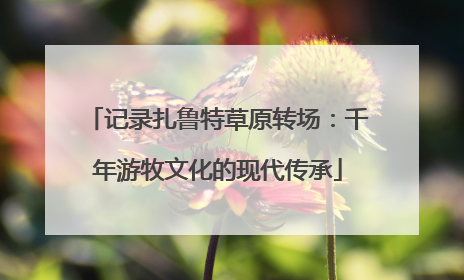 记录扎鲁特草原转场：千年游牧文化的现代传承