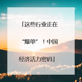 这些行业正在“爆单”！中国经济活力密码