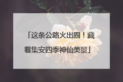 这条公路火出圈！藏着集安四季神仙美景