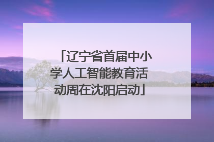 辽宁省首届中小学人工智能教育活动周在沈阳启动