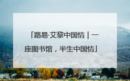 路易·艾黎中国情｜一座图书馆，半生中国情