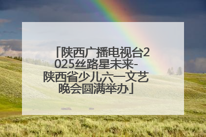 陕西广播电视台2025丝路星未来-陕西省少儿六一文艺晚会圆满举办