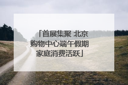 首展集聚 北京购物中心端午假期家庭消费活跃