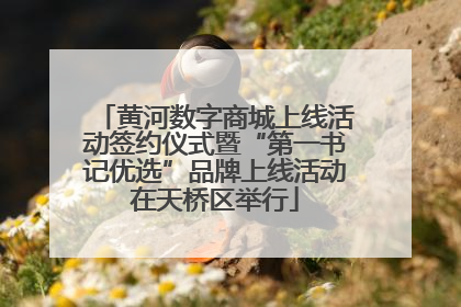 黄河数字商城上线活动签约仪式暨“第一书记优选”品牌上线活动在天桥区举行